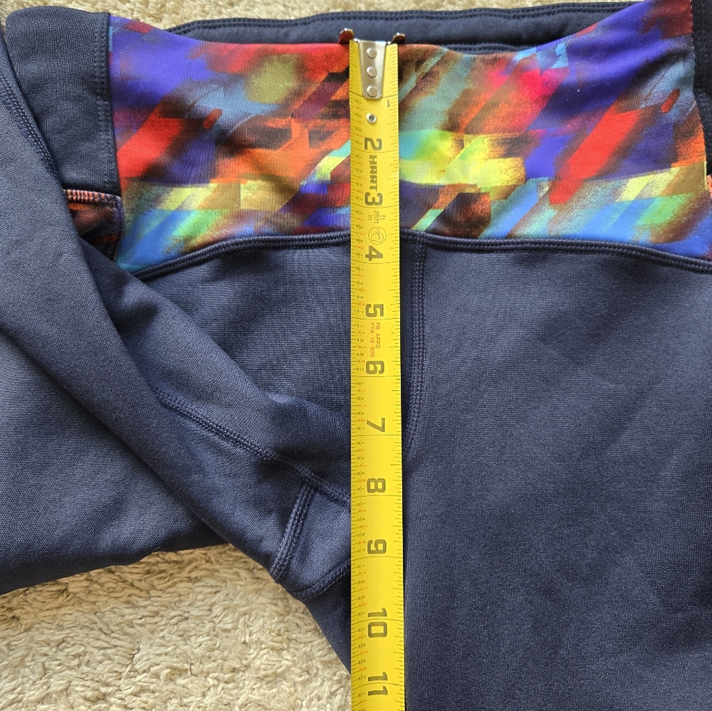 Athleta colorburts power lift tight fleece thermal leggings womens S - Picture 10 of 12